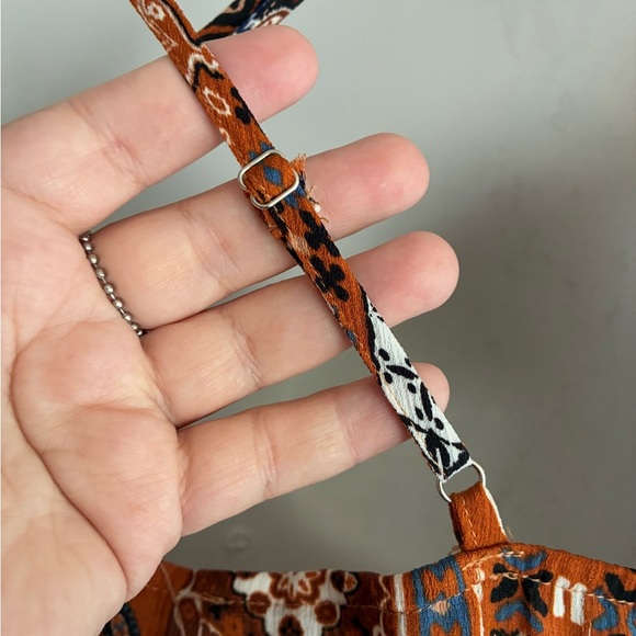 🆕Blu Pepper Patchwork Criss Cross Back Maxi Sundress S🆕 - Picture 7 of 14